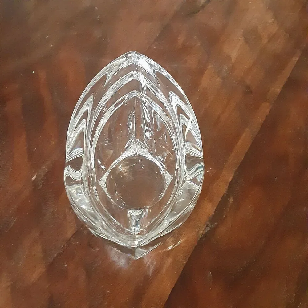 Art Deco Style Heavy Glass Candle Holder Versatile Decor